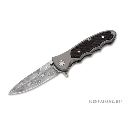 Böker Solingen Leopard-Damascus III zsebkés