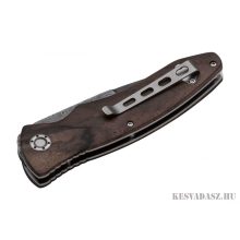 Böker Solingen Tirpitz-Damascus Wood 42 zsebkés