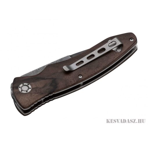 Böker Solingen Tirpitz-Damascus Wood 42 zsebkés