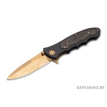 Böker Solingen Leopard-Damascus III Gold zsebkés