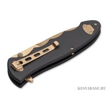 Böker Solingen Leopard-Damascus III Gold zsebkés