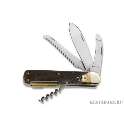 Böker Solingen Hunters Knife Quadro CPM többpengés vadász zsebkés