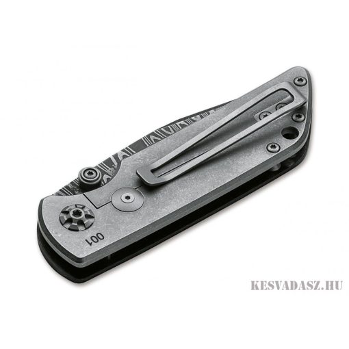 Böker Solingen M4 Sherman-Damascus zsebkés