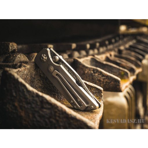 Böker Solingen M4 Sherman-Damascus zsebkés