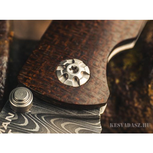 Böker Solingen M4 Sherman-Damascus zsebkés