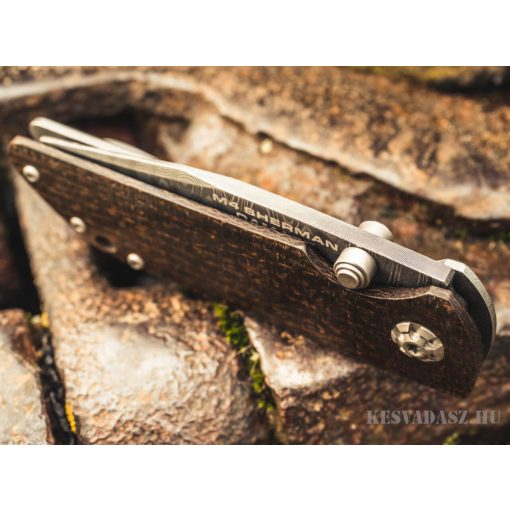 Böker Solingen M4 Sherman-Damascus zsebkés