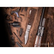Böker Solingen 98k-Damascus zsebkés