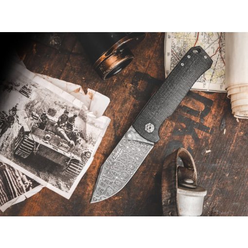 Böker Solingen Tiger-Damascus zsebkés