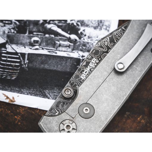 Böker Solingen Tiger-Damascus zsebkés