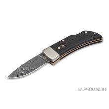 Böker Solingen Pocket Bog Oak Damascus zsebkés