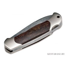 Böker Solingen Junior Scout Spearpoint Curly Birch Damascus Zsebkés