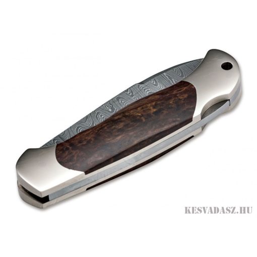 Böker Solingen Junior Scout Spearpoint Curly Birch Damascus Zsebkés