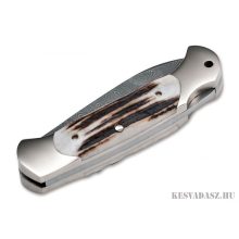 Böker Solingen Scout Spearpoint Stag Damascus zsebkés