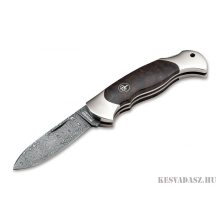 Böker Solingen Scout Spearpoint Curly Birch Damascus zsebkés