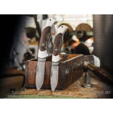 Böker Solingen Scout Spearpoint Curly Birch Damascus zsebkés
