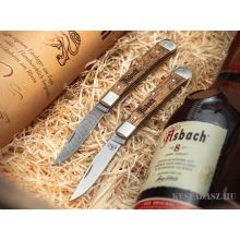 Böker Solingen Trapper Asbach Uralt Damascus Zsebkés