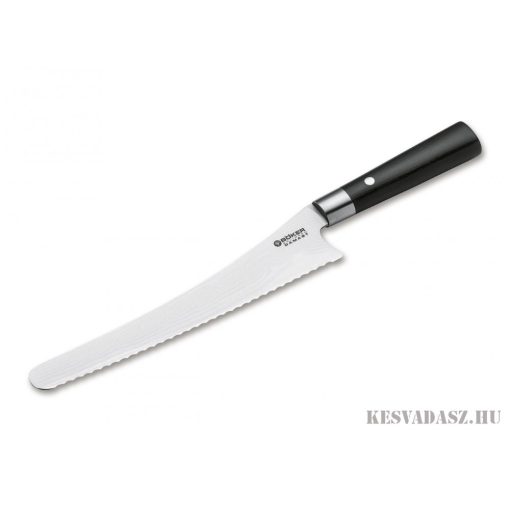 BÖKER Damaszk pengés kenyérvágókés - 23,5 cm-es pengével