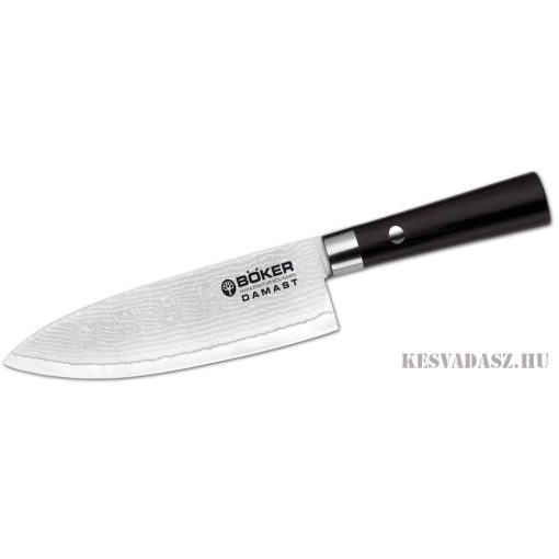 BÖKER Damaszk pengés kenyérvágókés - 23,5 cm-es pengével
