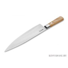BÖKER Damaszk pengés santoku konyhakés olív - 17,2 cm-es pengével
