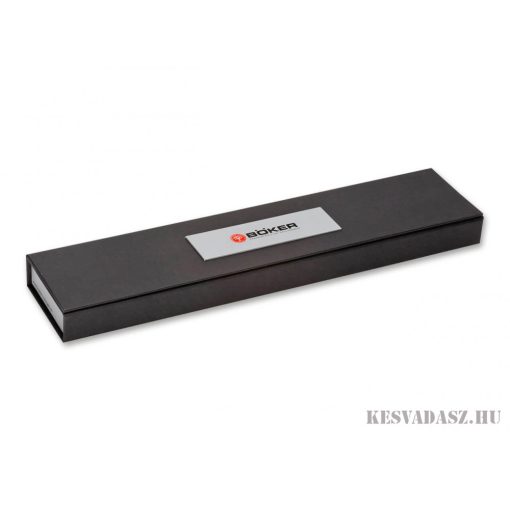 BÖKER Damaszk pengés santoku konyhakés olív - 17,2 cm-es pengével