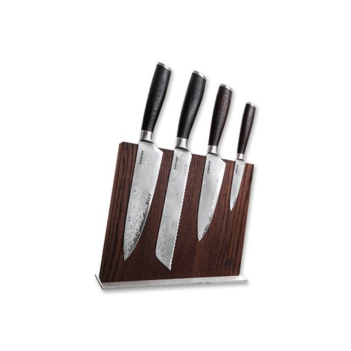 Böker Solingen Damascus Olive Gift Set Konyhakés