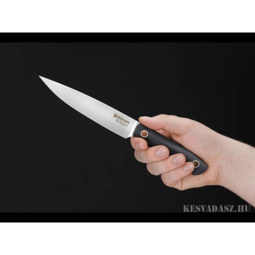 Böker Solingen Saga Santoku G10 Stonewash Konyhakés