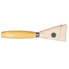 MORAKNIV 163 (S) fafaragókés, dupla élű, bőr tokkal
