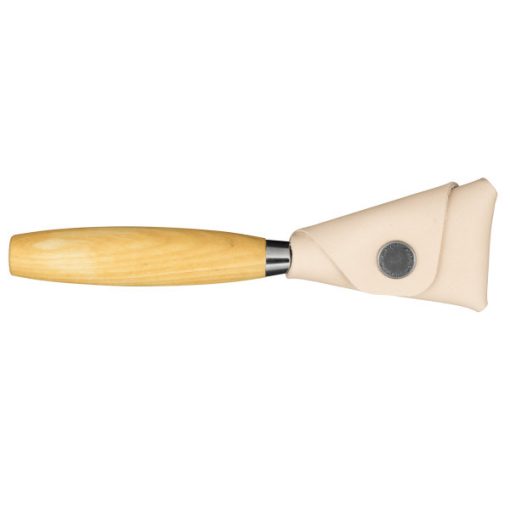 MORAKNIV 163 (S) fafaragókés, dupla élű, bőr tokkal