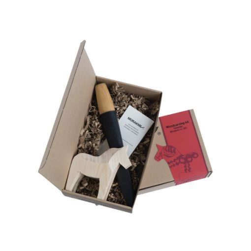 MORAKNIV Fafaragó készlet (faragókés+lovacska)