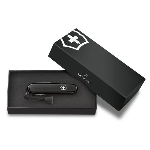 VICTORINOX Swiss Army Spartan Onyx Black zsebkés, fekete