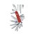 VICTORINOX Swiss Army Swiss Champ zsebkés, piros