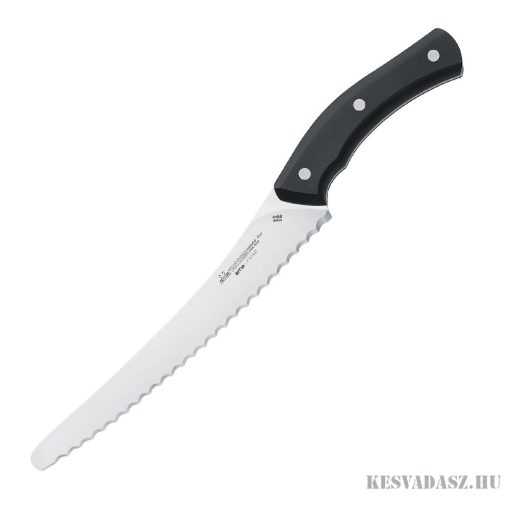 DUE CIGNI ARNE Nero kenyérvágó kés 23 cm