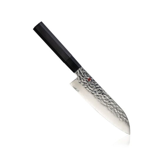 KASUMI Kuro japán damaszk santoku szakácskés 17 cm