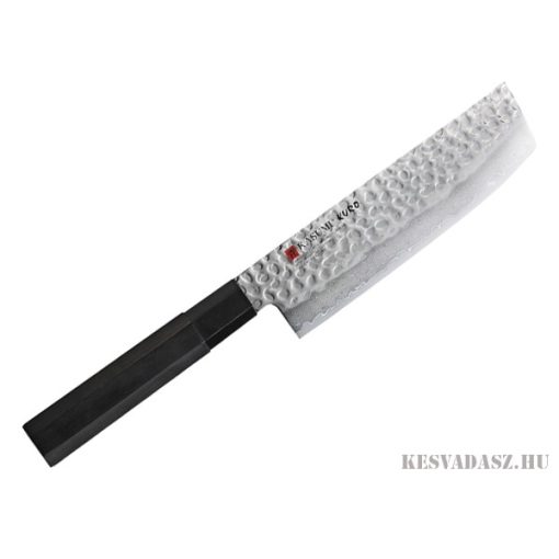 KASUMI Kuro japán damaszk Nakiri szakácskés 17 cm