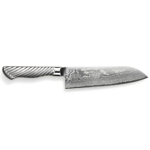 Tojiro Pro Nickel Damascus Santoku kés – 17 cm