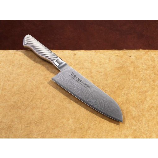 Tojiro Pro Nickel Damascus Santoku kés – 17 cm