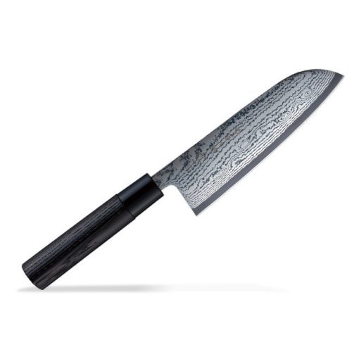 Tojiro Shippu Black DP Damascus Santoku – 165 mm