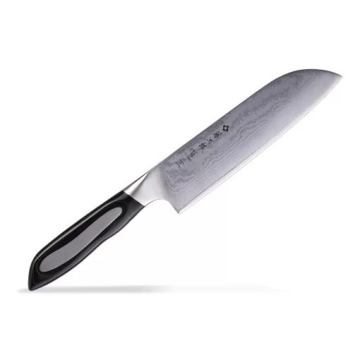 TOJIRO Japan Flash DP Damascus Santoku  Szakácskés 18 cm