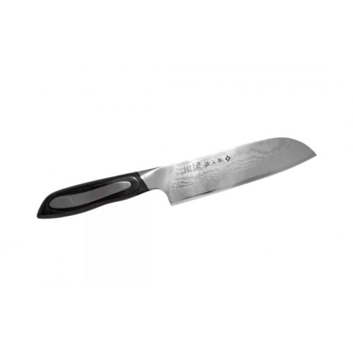 TOJIRO Japan Flash DP Damascus Santoku  Szakácskés 18 cm