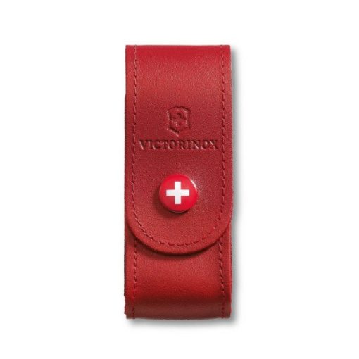 VICTORINOX bőr tok, 100 mm, piros