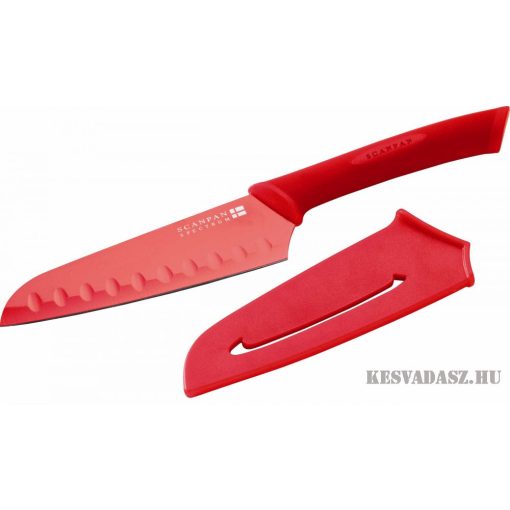 SCANPAN Spectrum santoku konyhakés – piros