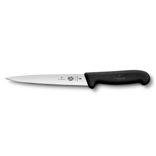 VICTORINOX Fibrox filézőkés, flexibilis pengével (18 cm) egyenes, normál