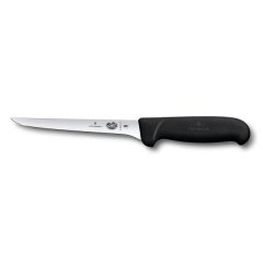   VICTORINOX Fibrox csontozókés (15 cm) egyenes, normál, fekete