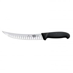   VICTORINOX Fibrox henteskés, barázdált pengével (20 cm) merev, ívelt, vékony