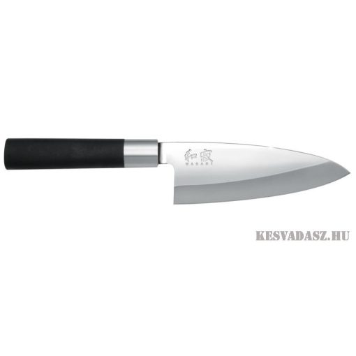 KAI Wasabi Black Deba japán halfeldolgozó szakácskés - 15 cm
