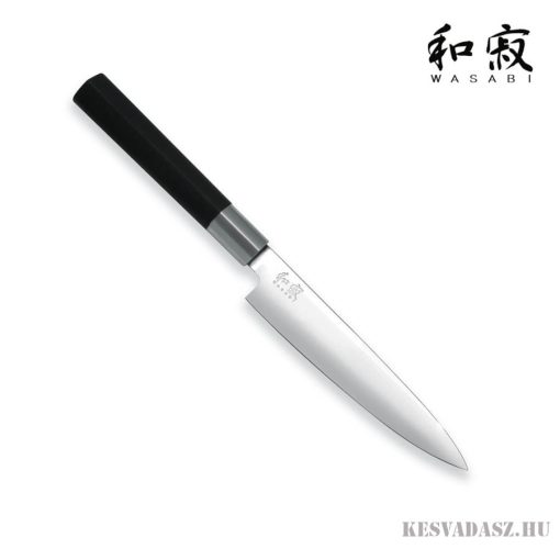 KAI Wasabi Black általános konyhakés - 15 cm