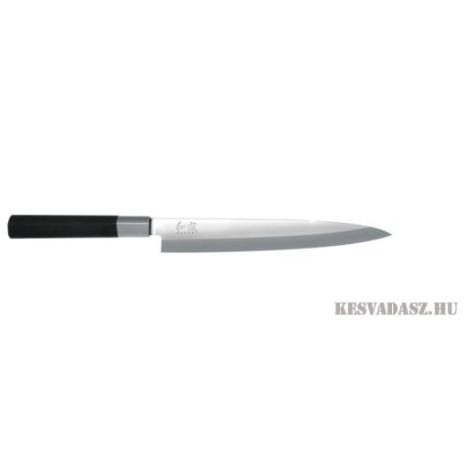 KAI Wasabi Black Yanagiba halszeletelő kés - 21 cm