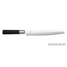 KAI Wasabi Black kenyérvágó kés - 23 cm