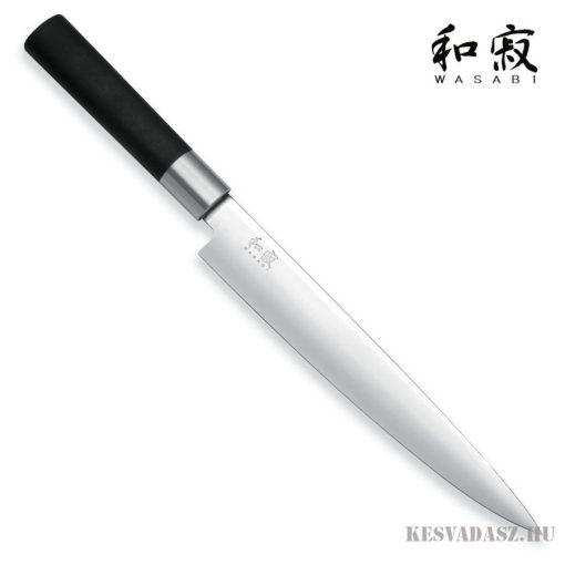 KAI Wasabi Black japán szeletelőkés - 23 cm