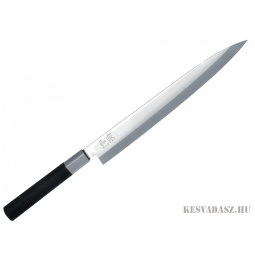 KAI Wasabi Black Yanagiba halszeletelő kés - 24 cm